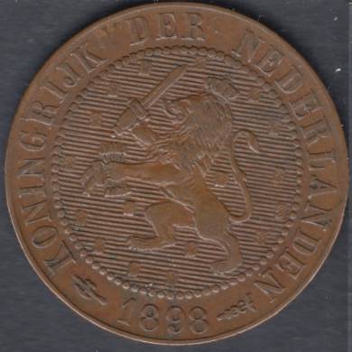 1898 - 2 1/2 Cent - EF+ - Netherlands