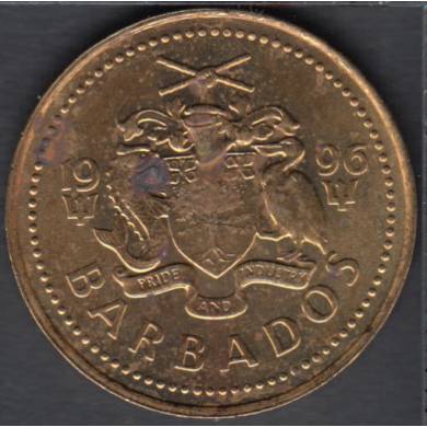 1996 - 5 cents - Taché - Unc - Barbade