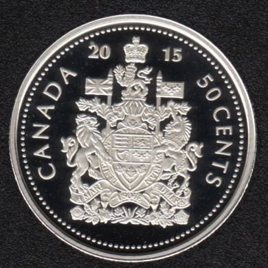 2015 - Proof - Fine Silver - Canada 50 Cents