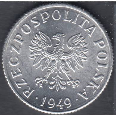 1949 - 1 Groszy - Pologne