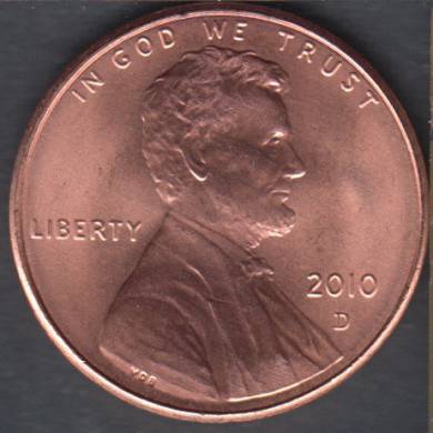2010 D - B.Unc - Lincoln Small Cent