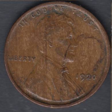 1920 - EF - Lincoln Small Cent USA
