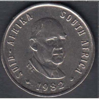 1982 - 5 Cents - Afrique du Sud