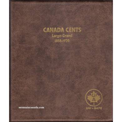 Uni-Safe Coin Album Canada 1 Cents (Large Cents) 1858-1920
