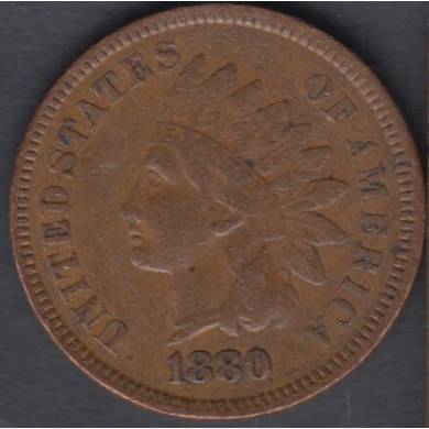 1880 - Fine - Indian Head Small Cent