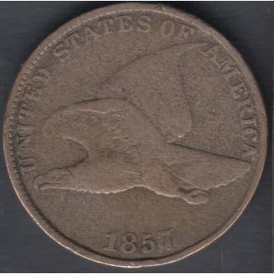1857 - VG/F - Flying Eagle Small Cent