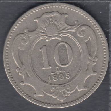 1895 - 10 Heller - Austria