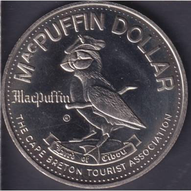 1980 - Macpuffin Dollar - Fortress Louisbourg - Cap Breton - Nova Scotia