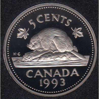1993 - Proof - Canada 5 Cents