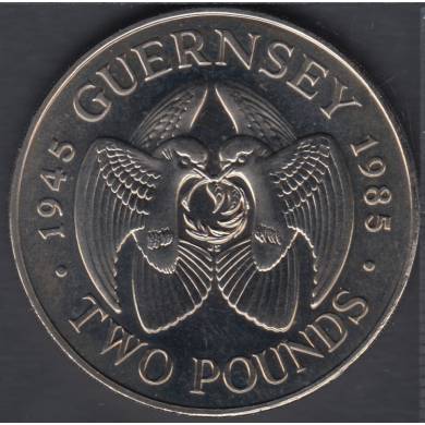 1985 - 2 Pounds - Unc - Guernsey