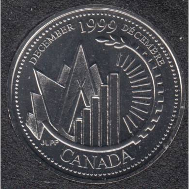 1999 - #912 NBU - December - Canada 25 Cents