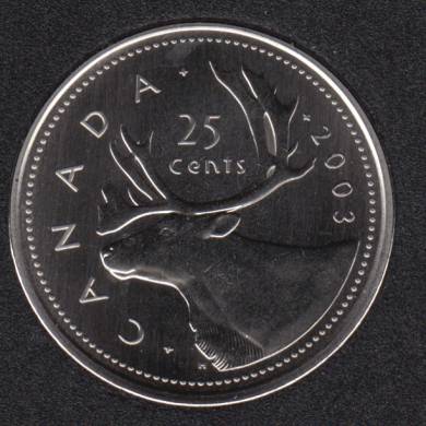 2003 P - Specimen - OE - Canada 25 Cents