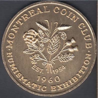 Association des Numismates de Montral - 1960 Expo.