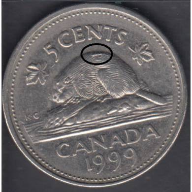 1999 - Large Dot - Canada 5 Cents