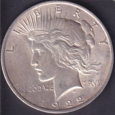 1922 - EF - Peace Dollar USA