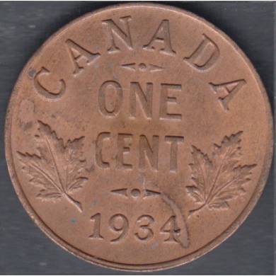 1934 - B. Unc - Canada Cent