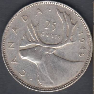 1949 - Fine - Canada 25 Cents
