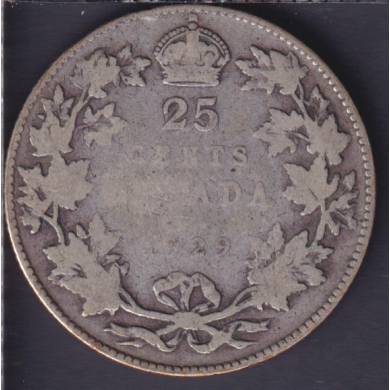 1929 - Good - Canada 25 Cents