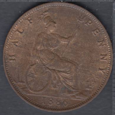 1886 - Half Penny - AU/UNC - Great Britain