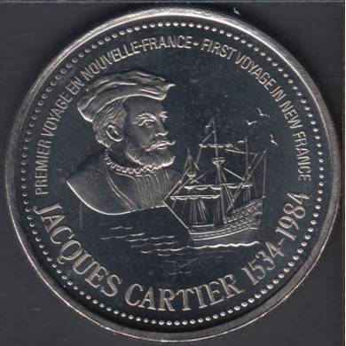 Serge Huard - 1984 - 1534 - 450ieme Jacques Cartier - Avec Certificat - Dollar de Commerce