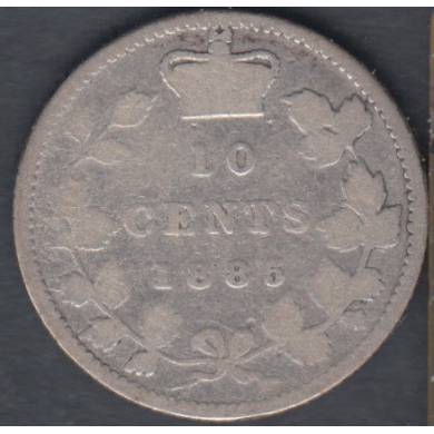 1885 - Good - Observe #4 - Canada 10 Cents