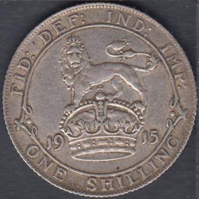 1915 - Shilling - EF - Grande Bretagne