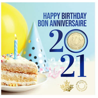 2021 - Birthday 5-Coin Gift Card Set