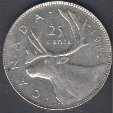 1950 - EF - Canada 25 Cents
