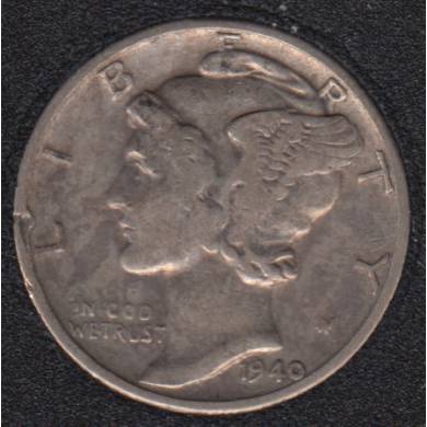 1940 - Mercury - 10 Cents