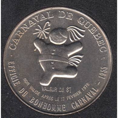 Quebec - 1978 Carnival of Quebec - 1955/Boat - Trade Dollar