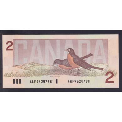 1986 $2 Dollars - UNC - Crow Bouey - Prfixe ARF