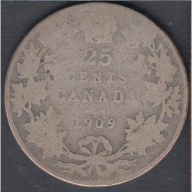 1909 - Fair - Canada 25 Cents
