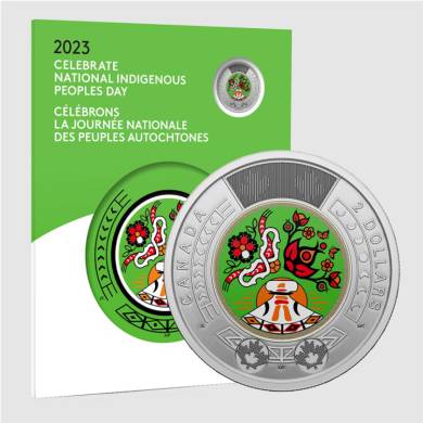 2023 - Carte de collection de pices-souvenirs commmoratives  Clbrons la Journe nationale des peuples autochtones