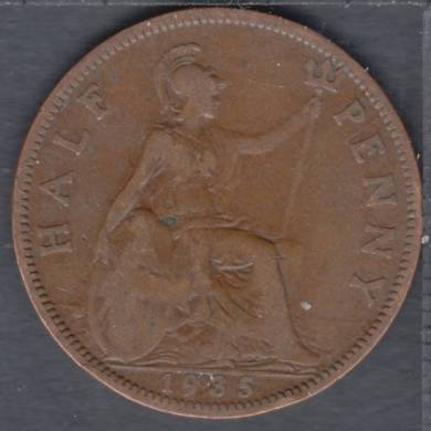 1935 - Half Penny - Grande Bretagne
