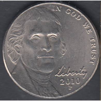 2010 P - Jefferson - 5 Cents