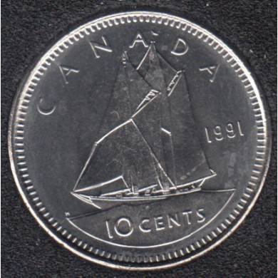 1991 - B.Unc - Canada 10 Cents