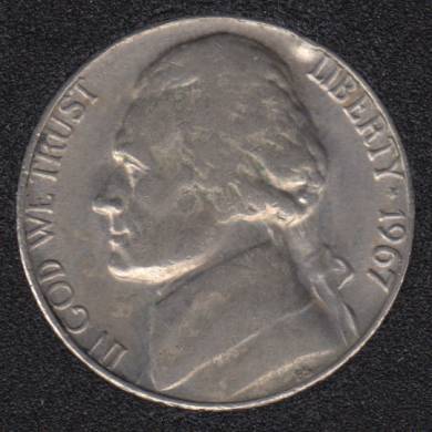 1967 - EF - Jefferson - 5 Cents