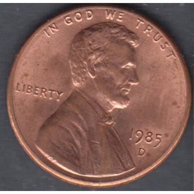1985 D - B.Unc - Lincoln Small Cent