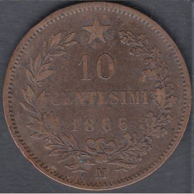 1866 M - 10 Centisimi - Italy