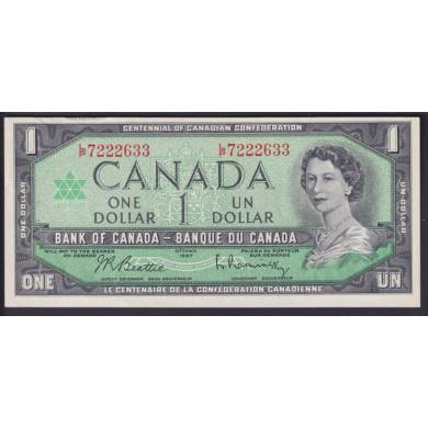 1967 $1 Dollar - AU - Beattie Rasminsky - Prefix L/P