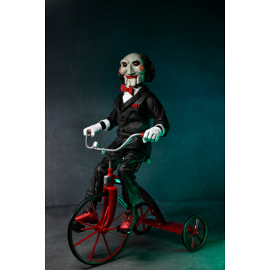 Saw Billy The Puppet 12'' Action Figure with Tricycle and Sound
