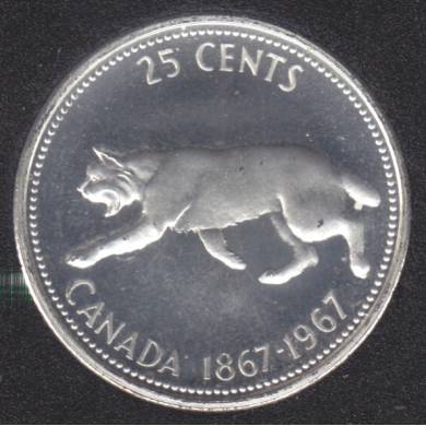 1967 - Proof Like - Canada 25 Cents