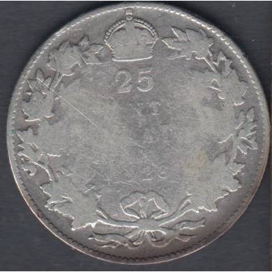 1928 - Good - Canada 25 Cents