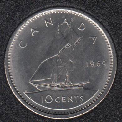 1969 - B.Unc - Canada 10 Cents