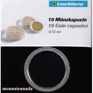 Xpccj Lot de 100 capsules pour pièces de monnaie de collection Protect Direct Fit 38 mm dépaisseur et support 