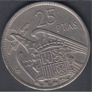 1957 (68) - 25 Pesetas - Spain