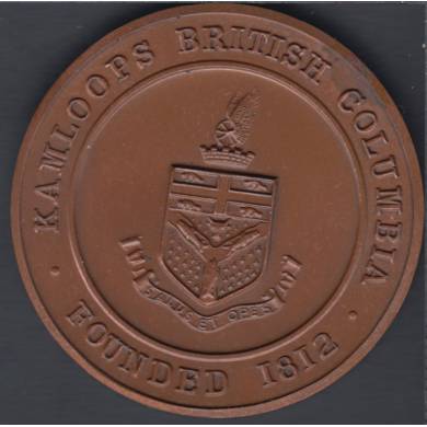 1967 - 1867 - Issued by the Kamloops and District Coin Club B.C. - Mdaille