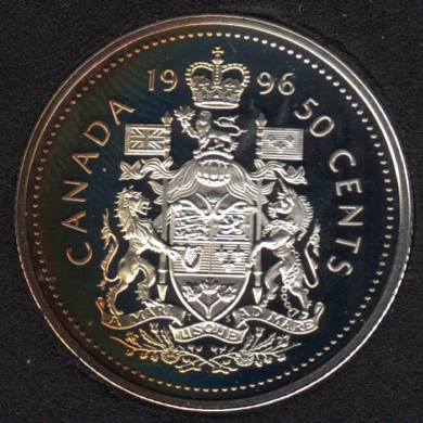 1996 - Proof - Silver - Canada 50 Cents