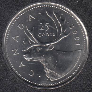 2001 - B.Unc - Canada 25 Cents