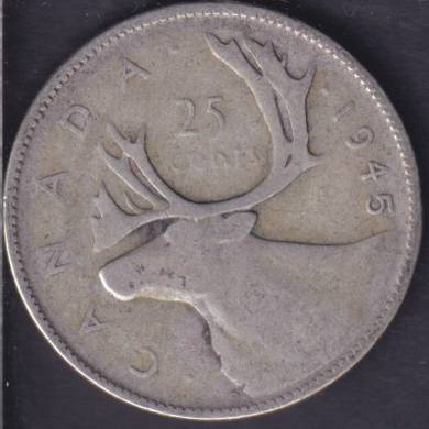 1945 - Canada 25 Cents